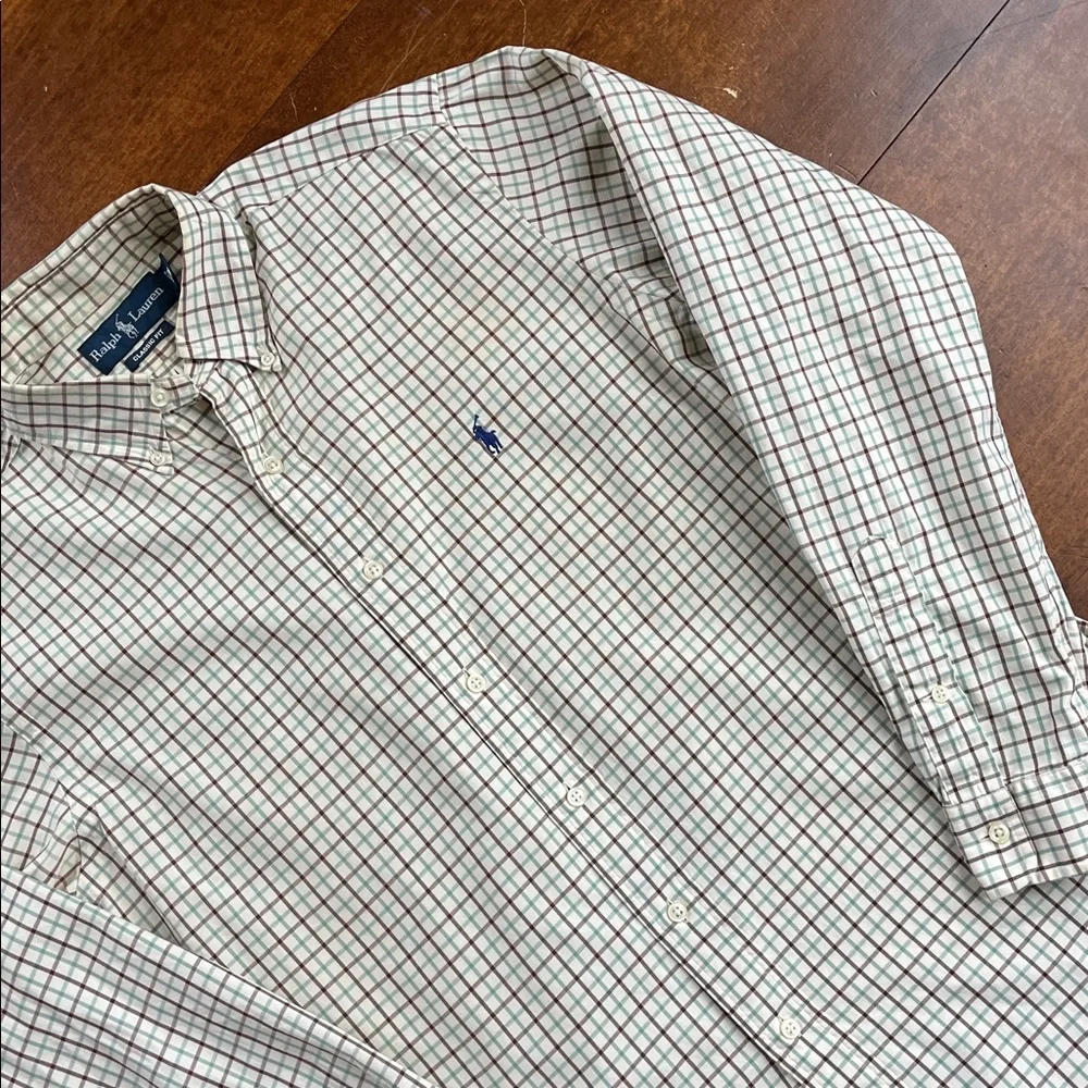Ralph Lauren Classic Fit Long Sleeve Button Down Shirt - Sz M